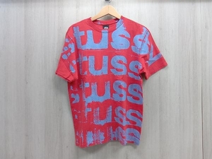 STUSSY 23SS/STAMP TEE 半袖Tシャツ 表記サイズM レッド 店舗受取可