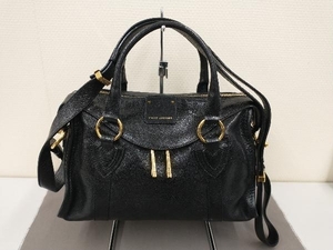 MARC JACOBS マークジェイコブス SMALL FULTON／2WAYバッグ ハンドバック ショルダーバッグ ブラック 保存袋付