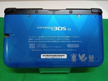 ジャンク Nintendo 3DSLL イベルタルゼルネアスブルー ポケットモンスターXY_画像2