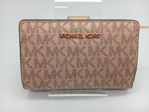 MICHAEL KORS 二つ折り財布 35HIRTVF6V ピンクゴールド マイケルコース