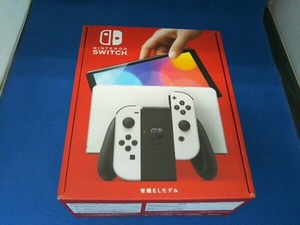 【美品】Nintendo Switch(有機ELモデル) Joy-Con(L)/(R) ホワイト(HEGSKAAAA)