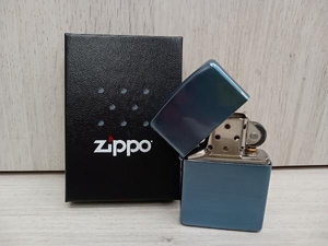 Zippo ジッポー ブルー系 箱あり