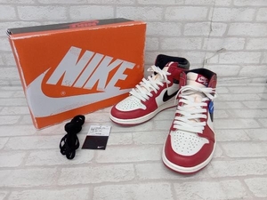 NIKE DZ5485-612 Air Jordan 1 High OG Lost&Found ナイキ エアジョーダン ホワイト レッド スニーカー ハイカット 箱付き