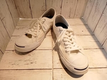 スニーカー CONVERSE コンバース ジャックパーセル ホワイト キャンバス スニーカー 28.0cm_画像1