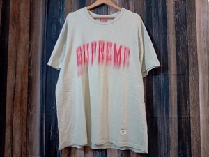 Supreme シュプリーム 21ss Blurred Arc S/S TOP 半袖Tシャツ ライトグリーン XL 店舗受取可