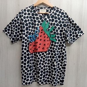 GUCCI 539081 半袖カットソー サイズS Strawberry Tシャツ イチゴ スパンコール 店舗受取可の画像1