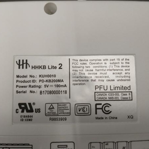 HHKB Lite2 KUH0010 キーボードの画像3