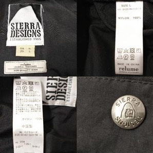 JOURNAL STANDARD relume SIERRA DESIGNS ジャーナル スタンダード レリューム シエラ デザインズ セットアップ Lサイズ ブラックの画像9