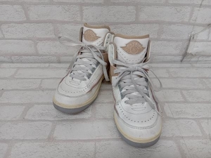 NIKE DX4400-118 WMNS AIR JORDAN2 RETRO ナイキ エアジョーダン レディース 23cm スニーカー ハイカット ホワイト ベージュ