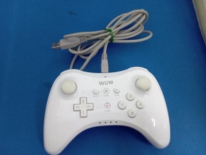 箱・説明書なし 動作確認済 Wii U PRO コントローラー(shiro)