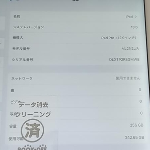 ジャンク ML2N2J/A iPad Pro 12.9インチ Wi-Fi+Cellular 256GB ゴールド docomoの画像2