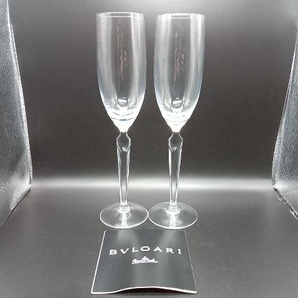 【USED品】BVLGARI×Rosenthal ブルガリ ローゼンタール ペアシャンパングラスの画像1