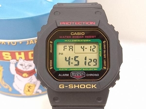 美品 【CASIO】／G‐SHOCK DW-5600TMN／マネキネコ 時計 電池交換済 カシオ ジーショック メンズ レディース 中古