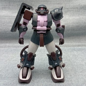 バンダイ ロボット魂 機動戦士ガンダム MS-06R-1A 高機動型ザク2 ver.A.N.I.M.E. 黒い三連星(16-16-09)の画像2