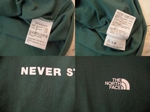 THE NORTH FACE Tシャツ/ロンT バックスクエアロゴティー NT32442 グリーン 長袖Tシャツ Lサイズ メンズ ノースフェイス アウトドア_画像4