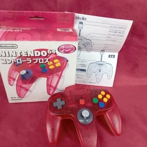 ニンテンドー64 コントローラー ブロス クリアレッド Nintendo64の画像1