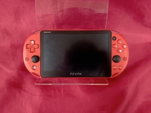 動作確認済 PlayStationVita Wi-Fiモデル:メタリック・レッド(PCH2000ZA26)