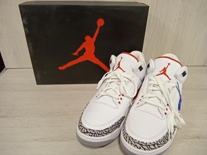 NIKE/ナイキ/AIRJORDAN3RETOR/スニーカー/ホワイト/サイズ28.0/箱付き/鑑定済み