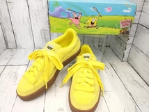 PUMA × SPONGEBOB プーマ スポンジボブ スニーカー 391008-01 25cm イエロー 箱あり_画像1