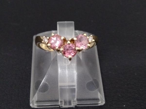 TASAKI SINJU K18 ＃12 D0.03ct 3.1g V字リング　ブランドアクセサリー 店舗受取可