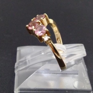 TASAKI SINJU K18 ＃12 D0.03ct 3.1g V字リング ブランドアクセサリー 店舗受取可の画像2