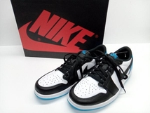 NIKE Air Jordan 1 RETRO Low OG 'Black and Dark Powder Blue/UNC' CZ0790−104　ナイキ エア ジョーダン 1 ロー OG　スニーカー　28.5cm_画像1