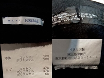 1017 ALYX 9SM アリクス イタリア製 HOODED SWEATSHIRT VISUAL スウェットパーカー プルオーバーフーディー ブラック S 店舗受取可_画像3