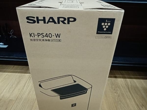 未使用　SHARP　加湿空気清浄機　KI-PS40-W　ホワイト　シャープ　プラズマクラスター