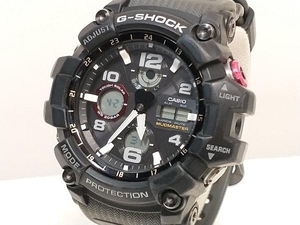 箱付き CASIO カシオ G-SHOCK マッドマスター マルチバンド6 タフソーラー SS ステンレス ブラック文字盤 GWG-100 店舗受取可