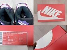 NIKE AIR BARRAGE MID QS スニーカー 27cm ブラック CD9329-001_画像9