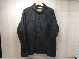 通年 WORK NOT WORK ワークノットワーク デニムジャケット カバーオール People'sTailoring アウター ワークジャケット L ブラック