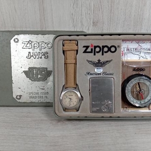 ZIPPO ジッポ ライター J-WFS US SPECIAL シリアルNo入り 一方位磁石 腕時計 ケース付の画像1