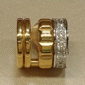 BOUCHERON K18／イヤリング／キャトルラディアント オープンロー シングルクリップイヤリングの画像1