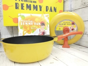 平野レミ REMMY PAN レミパン 24cm 片手鍋 ガラス窓付き蓋あり