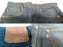 LEVI'S /555刻印/バレンシア工場/ジ-ンズ/501-0000/ ハチマル/内股シングル/80s /リーバイス/サイズW33_画像4