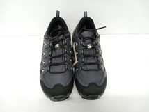 美品 salomon サロモン X BRAZE GTX Wトレッキングシューズ 登山靴 L4718080023 ゴアテックス 23.5 グレー 通年_画像2