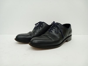 JM WESTON ジェイエムウエストン メダリオンシューズ 326419-7 ウイングチップ 6つ穴 レディース 革靴 約23.5cm ネイビー 通年
