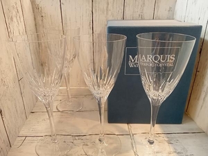 【美品】【ゴブレットグラス】MARQUIS BY WATERFORD TRANSIT PACK 4客入 クリスタル ウォーターフォード
