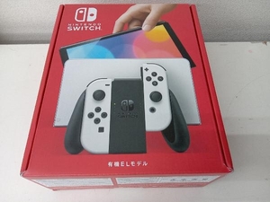 美品 Nintendo Switch(有機ELモデル) Joy-Con(L)/(R) ホワイト(HEGSKAAAA)