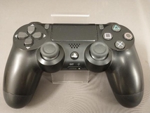 【ジャンク】【動作未確認】 PS4 ワイヤレスコントローラー (DUALSHOCK 4) ジェット・ブラック_画像1