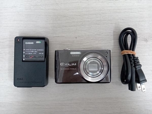 ジャンク 動作確認済 CASIO EX-Z400 コンパクトデジタルカメラ ダークブラウン