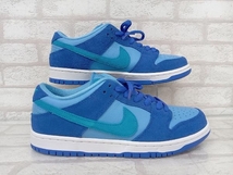 NIKE SB DUNK LOW PRO DM0807-400 ナイキ エスビー ダンクロー スニーカー メンズ ブルー ラズベリー ストリート スエード レザー 26.5cm_画像3