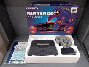 【動作確認済】N64 本体 NINTENDO 64 (箱・説明書付き)