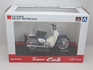 【美品】アオシマ　1/12SCALE DIECAST MOTORCYCLE　HONDA Super Cub