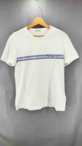 ★ MONCLER モンクレール C-SCOM-19-12437 半袖Tシャツ メンズ Lサイズ ホワイト 夏