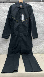 Dickies ディッキーズ オールインワン LONG SLEEVE DELUXE COVERALL 48799BK GT35 メンズ MR ブラック コットン 長袖 作業着