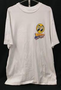 [90s] MOONEYES RACING CAMS PRINT HANES TEE ムーンアイズ レーシング スポーツカー プリント Tシャツ L ヘインズ ボディ 店舗受取可