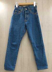 通年 LEVI’S 501 リーバイス デニムパンツ BIG E スキニーパンツ PC9-29502-0187 ボタンフライ W23 L28 S相当 インディゴ