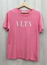 VALENTINO ヴァレンティノ ピンク 000004566901 ロゴTシャツ 半袖 Tシャツ サイズXS_画像1