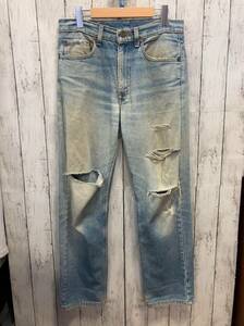 LEVI’S リーバイス 505 刻印525 90s 推定93年 ダメージ ジーンズ 32 M